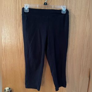 Cropped Black workout leggings